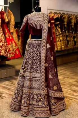 Picture of lehenga choli party dress indian bollywood women design