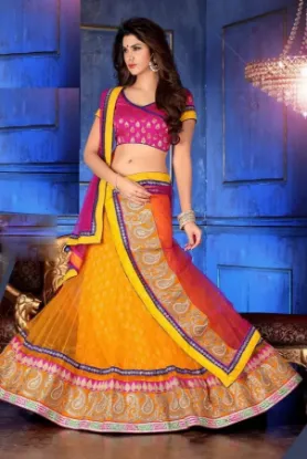 Picture of lehenga choli reception partywear traditional pakistan,