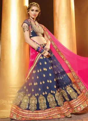 Picture of lehenga choli traditional wedding designer indian lates