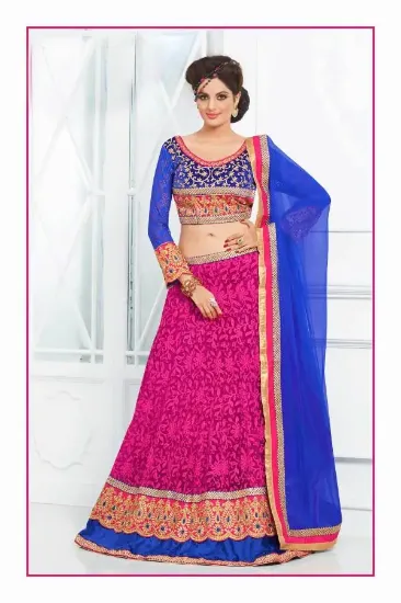 Picture of lehenga choli traditional wedding women indian designe,