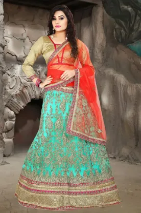 Picture of lehenga choli traditional wedding women indian designer