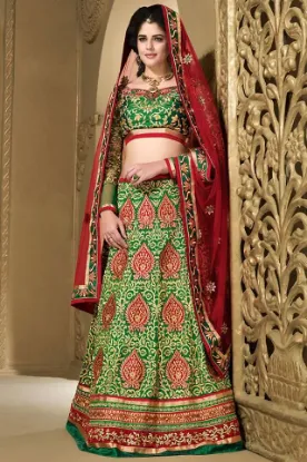 Picture of lehenga choli women indian designer reception partywear