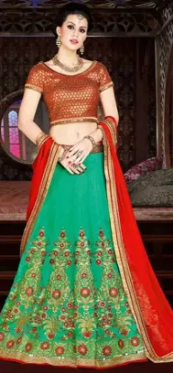 Picture of lehenga dress wedding,lehenga modest maxi gown jerseych