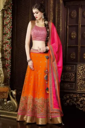 Picture of lehenga saree indian party women bollywood sari designe