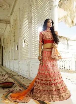 Picture of lehenga saree sari lehenga wedding indian wear style he