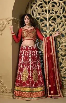 Picture of lehenga saree women sari bollywood designer party india