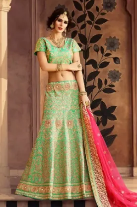 Picture of lehenga sari women bollywood wear designer indian dres,