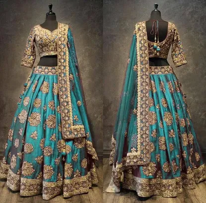 Picture of lehenga wedding designer indian latest bollywood brida,