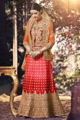 Picture of lehenga wedding festival indian sari bollywood designe,