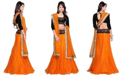 Picture of lehenga wedding wear saree indian women designer anark,