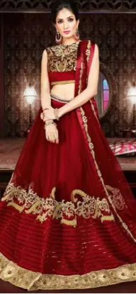 Picture of lengha choli dress up games,lehenga myntrachaniya choli