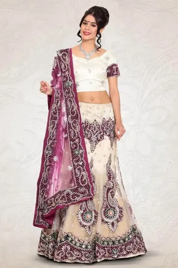 Picture of lengha choli ethnic indian wedding wear designer pakis,