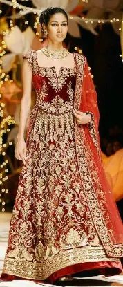 Picture of lengha choli ethnic indian wedding wear designer pakist