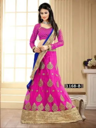 Picture of magenta traditional indian pakistani wedding designer r