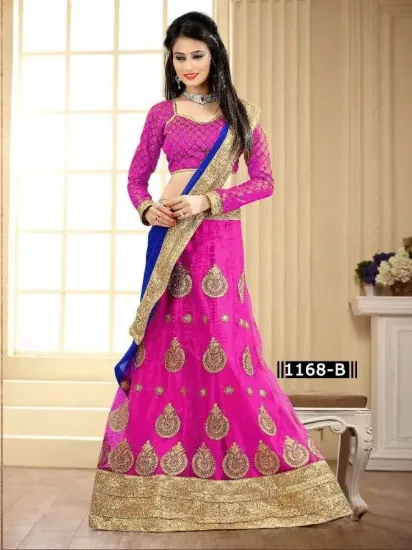 Picture of magenta traditional indian pakistani wedding designer r