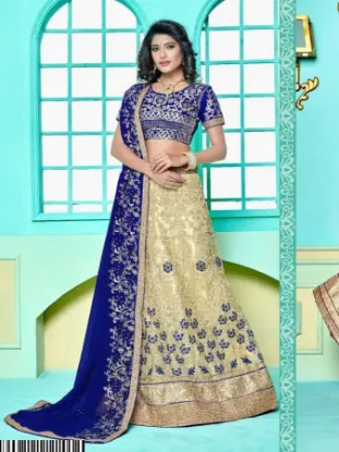 Picture of modest maxi gown bridal lehenga choli bollywood indian 