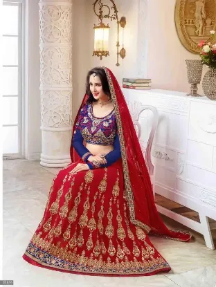 Picture of modest maxi gown bridal lehenga choli bollywood indian 