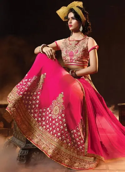 Picture of modest maxi gown designer lehenga choli bollywood india