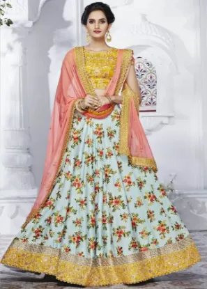 Picture of modest maxi gown indian designer lehenga choli pakistan