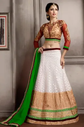 Picture of modest maxi gown indian wedding lehenga choli fancy eth