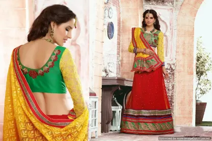 Picture of modest maxi gown lehenga choli,lehenga in dallaschaniya