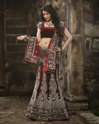 Picture of modest maxi gown pakistani bridal lehenga 2024,7149 leh