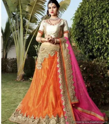 Picture of modest maxi gown traditional bridal wedding lehenga cho