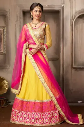 Picture of modest maxi gown traditional bridal wedding lehenga cho