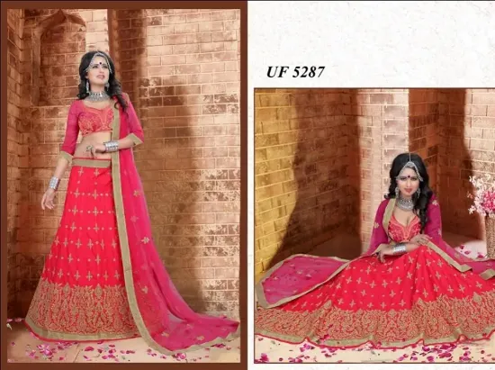 Picture of multi work lehenga choli bollywood dress stylist des,g5