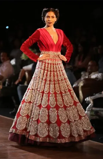 Picture of myntra bollywood lehenga,ghagra choli 2024chaniya choli