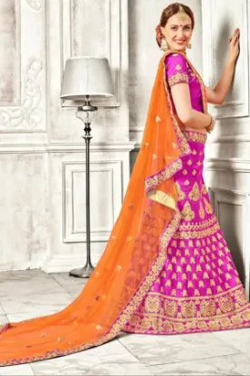 Picture of net lehenga anarkali,lehenga pchaniya choli,choli,lehen