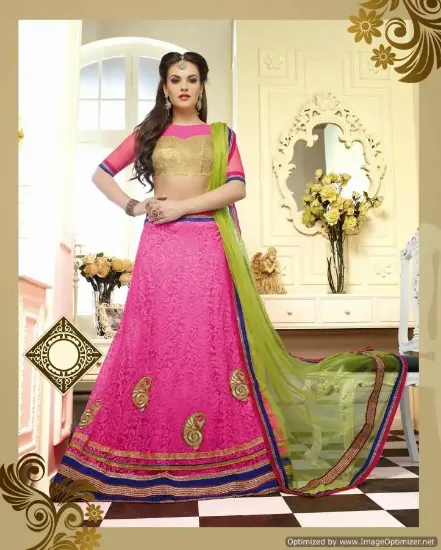 Picture of net lehenga beach dress,zoprix lehengachaniya choli,cho