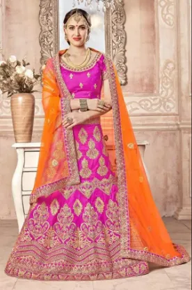 Picture of net lehenga designs 2024 pakistan,lehenga salwarchaniya