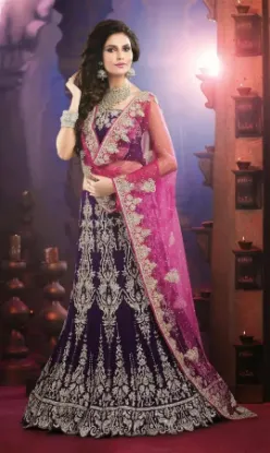 Picture of net lehenga for engagement,d&s lehengachaniya choli,cho