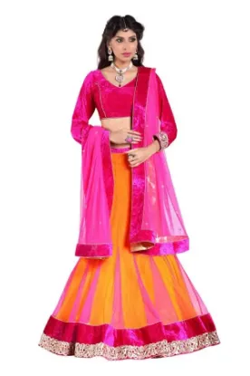 Picture of net lehenga in lowest beach dress,lehenga videochaniya 