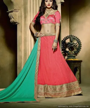 Picture of pakistani bollywood designer lehenga dress indian sari 