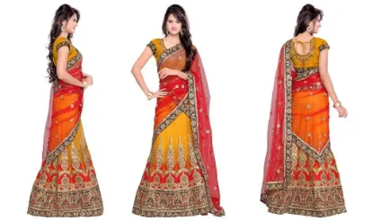 Picture of pakistani bollywood lehenga designer dress saree ethni,