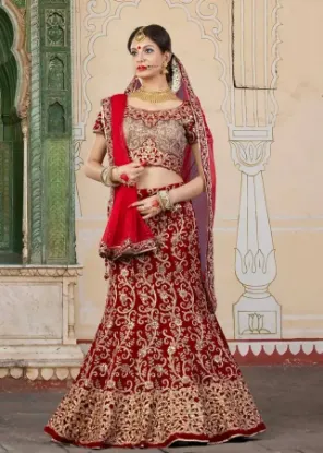 Picture of pakistani bridal lehenga choli indian wedding party wea