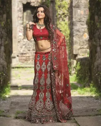 Picture of pakistani bridal lehenga online in india,lehenga for 7 