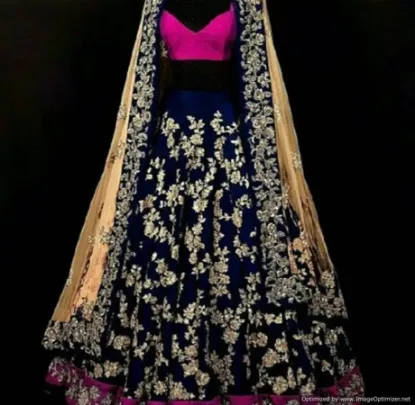 Picture of pakistani designer wedding lehenga dress anarkali salw,