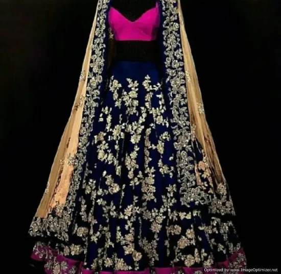 Picture of pakistani designer wedding lehenga dress anarkali salw,