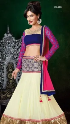 Picture of pakistani indian women party wedding partywear choli le