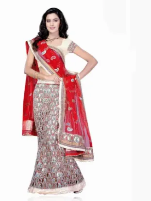 Picture of pakistani maroon lehenga ethnic banglori tren dsleheng,