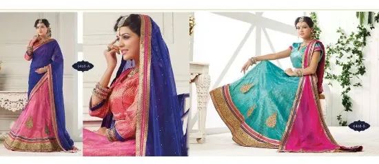 Picture of pakistani saree women indian bollywood lehenga designe,