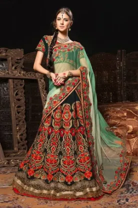 Picture of pakistani wedding bridal lehenga choliindian bollywood,