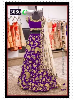 Picture of pakistani wedding designer lehenga choli indian bridal,