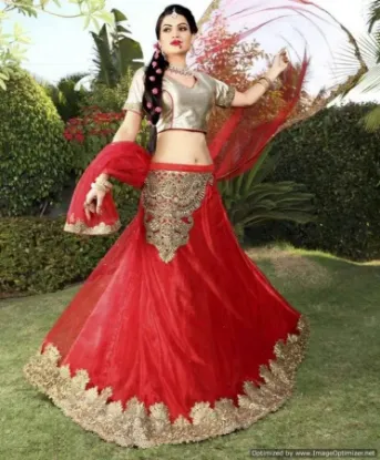 Picture of pakistani wedding designer lehengindian bridal lehenga,