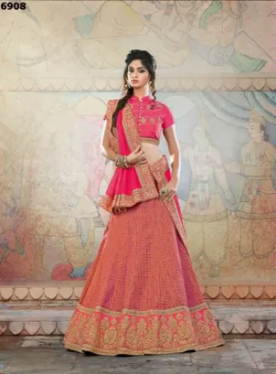 Picture of pakistani wedding lehenga banglori silk lehenga indian,