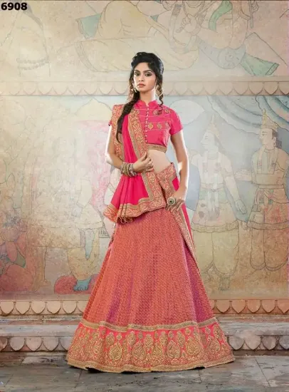 Picture of pakistani wedding lehenga banglori silk lehenga indian,