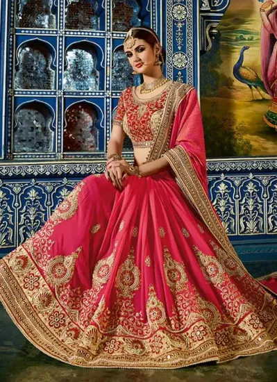 Picture of pakistani wedding party wear lehenga choliindian design